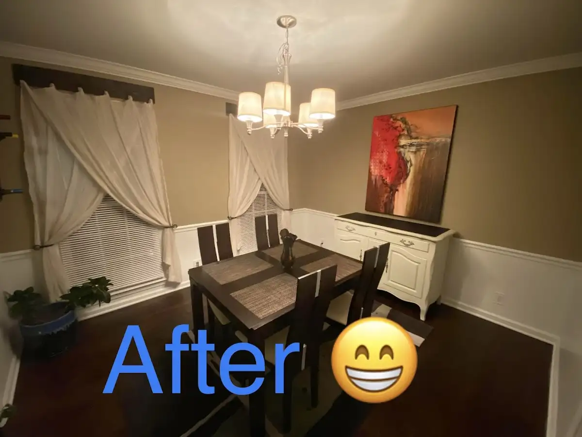 Professional dining room restoration after water damage in Whitfield