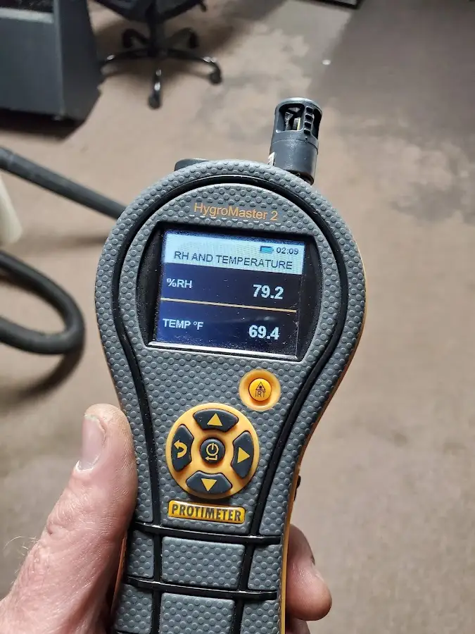 Moisture meter humidity assessment for Fire & Smoke Damage Restoration in Whitfield